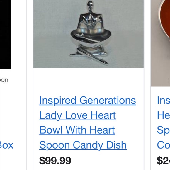 Inspired Generations Human Figure Heart Dish with Spoons - Picture 8 of 11